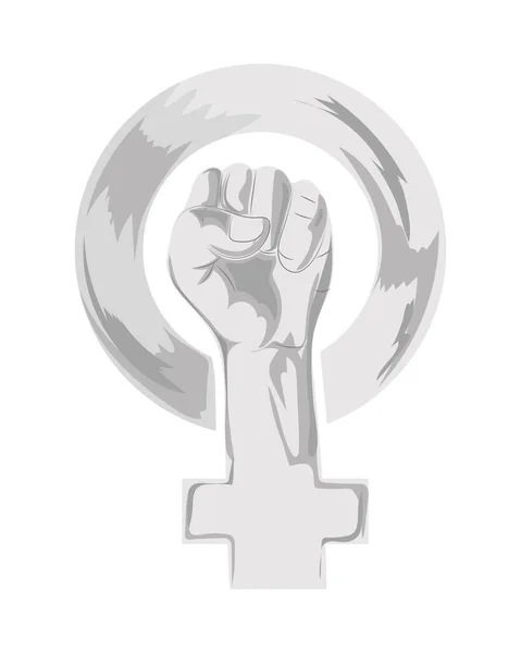 Lgbt Stolz Hand Aktivismus Symbol — Stockvektor