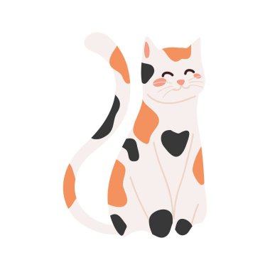 Benekli kedi ikonu izole edildi