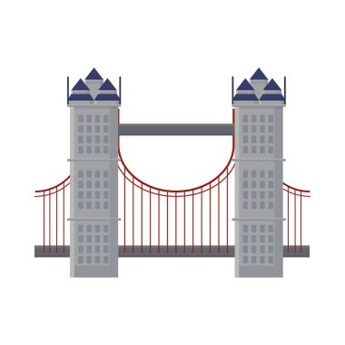 Londra kule köprüsü simgesi simgesi