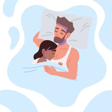 Çift yatakta yatar, tasarım.