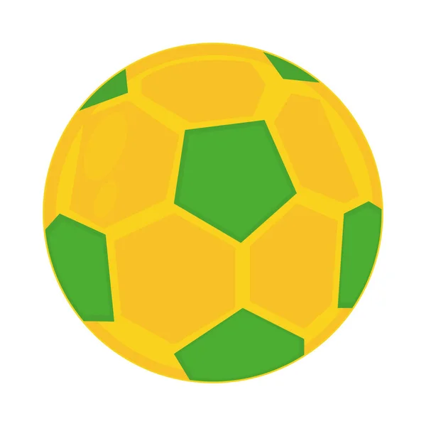 Soccer Ball Sport Icon Isolated — Stock Vector