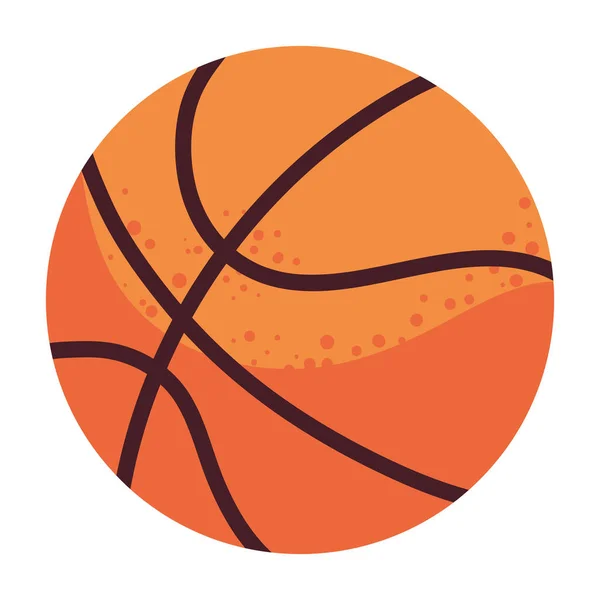 Basketball Ball Sport Icon Isolated — Stockový vektor