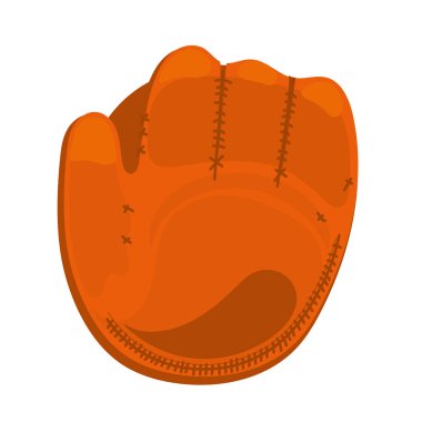 sport baseball glove icon isolated