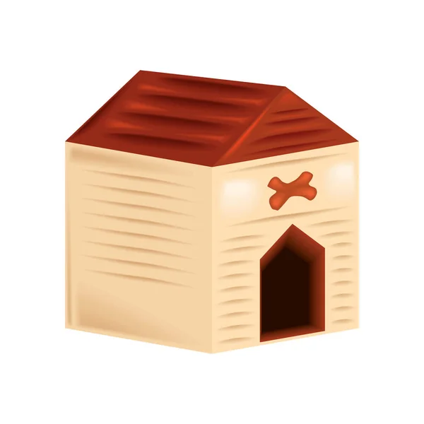 Pet Home Dog Icon Isolated — Image vectorielle