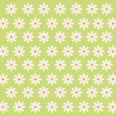 desenli çiçek dekorasyonu düz stil