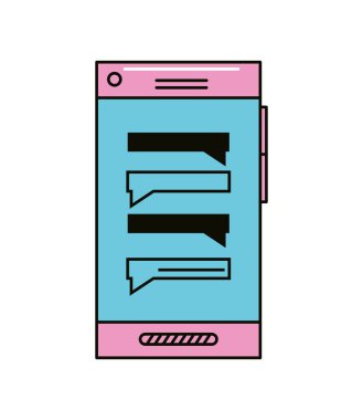 Akıllı telefon geçmişe dönük gelecek simgesi izole