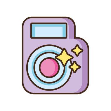 kamera aygıtı teknoloji simgesi izole edildi