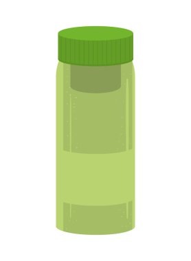 Plastik termos çevre dostu simge