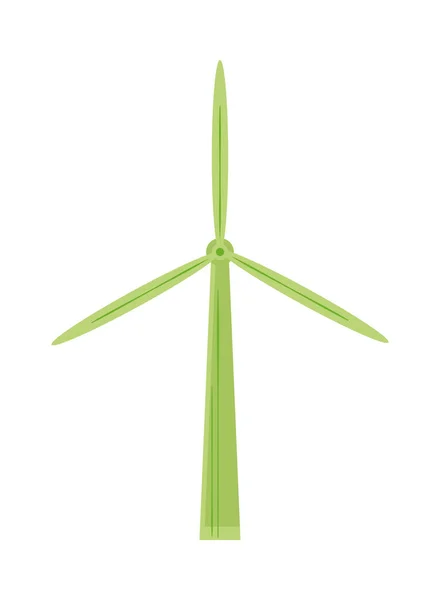 Turbine Wind Milieuvriendelijk Pictogram — Stockvector