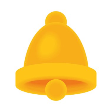 Çan karikatür simgesi izole edildi