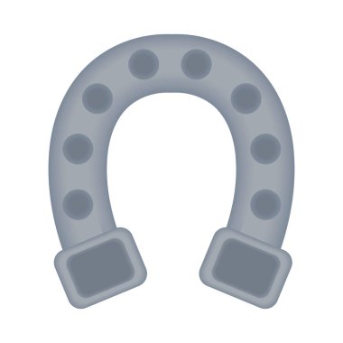 At nalı retro simgesi izole edildi