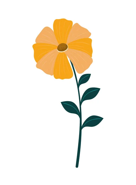 Квіткові Пелюстки Плоска Ікона Ізольована — стоковий вектор