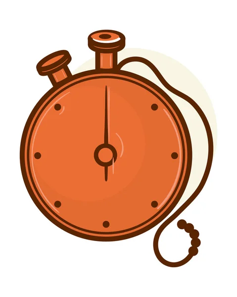 Chronometer Sportuitrusting Pictogram Geïsoleerd — Stockvector