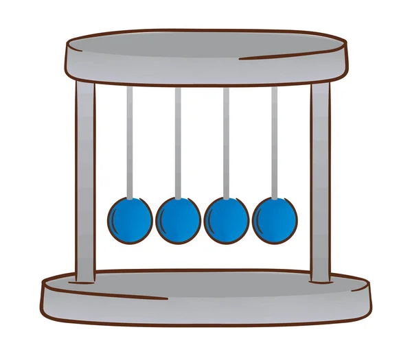Newton Cradle Physics Supply Icon — Stock vektor