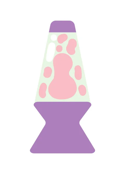 stock vector hippie lava light lamp icon