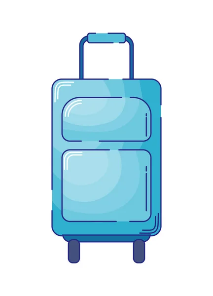 Trip Travel Suitcase Icon Isolated — Stock Vector