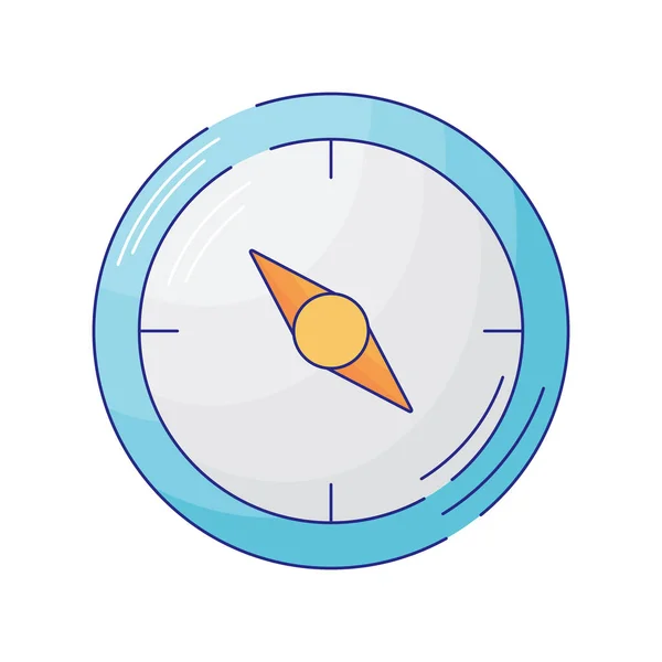 Trip Travel Compass Icon Isolated — Stock vektor