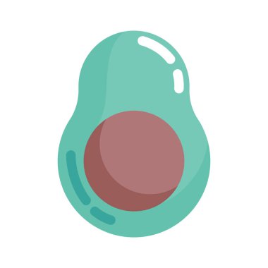 Dilimlenmiş avokado simgesi