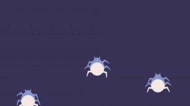 Böcek animasyonlu siber güvenlik teknolojisi, 4k video animasyonu