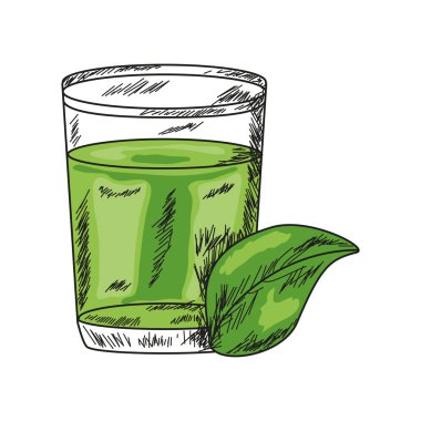 organik meyve suyu bardağı izole edilmiş simgesi