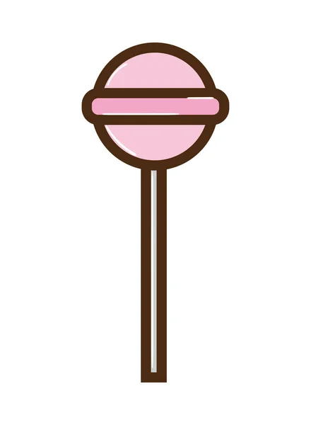 Candy Stick 90S Icon Isolated — ストックベクタ