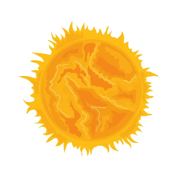 Иконка Пространства Солнца Вселенной — стоковый вектор