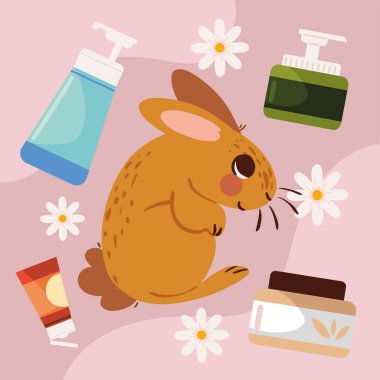 Zalimlik yok, tavşan ve vücut kremleri