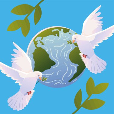 international day of peace, birds and world