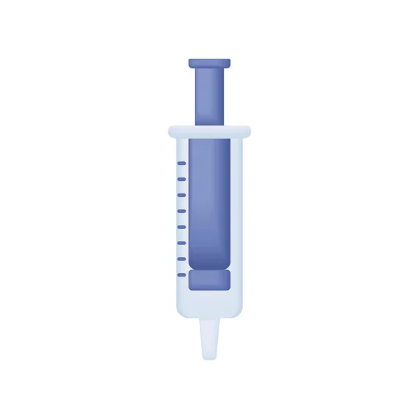 Medical Vaccine Medicine Isolated Icon — Vettoriale Stock