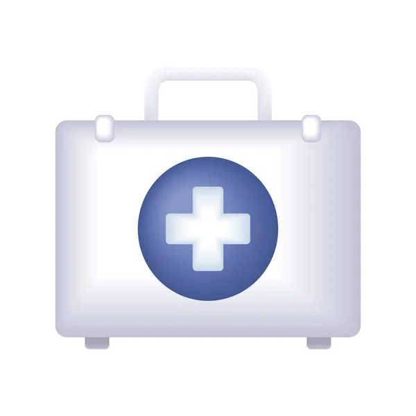 Icon Medical Kit Care Isolated Icon — Stock Vector