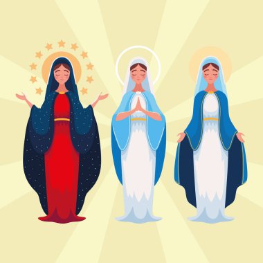 set of assumption of virgin Mary, design