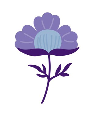 doğal çiçek yaprakları izole edilmiş simge