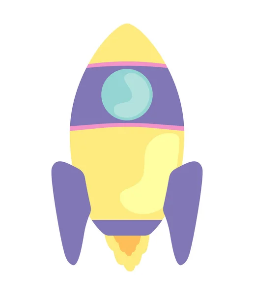 Rocket Space Icon Vector Design — Διανυσματικό Αρχείο