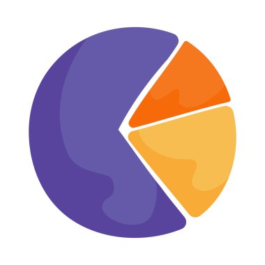 iş diyagramı rapor simgesi izole edildi