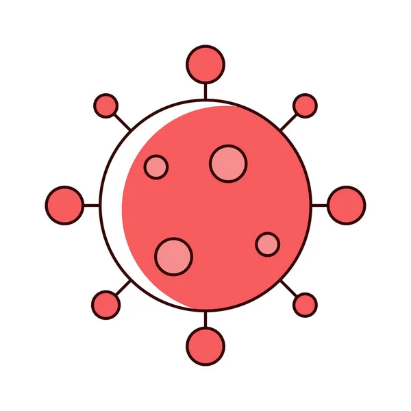 Biology Coronavirus Disease Isolated Icon — Stockvector