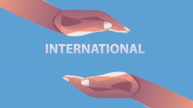 Uluslararası barış antlaşması günü, 4k video animasyonu