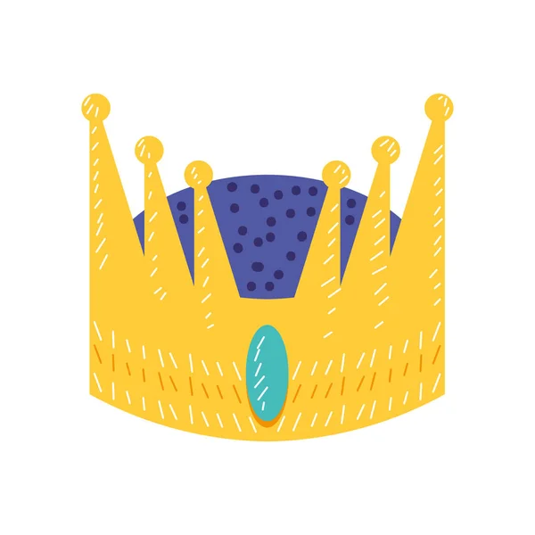 Crown Icon Vector Flat Isolated — Stockvektor