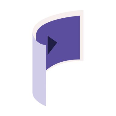 metaverse screen icon flat isolated