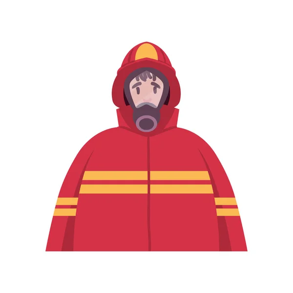 Firefighter Mask Icon Isolated — Archivo Imágenes Vectoriales