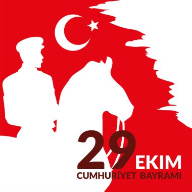 Ekim bayrami national party card