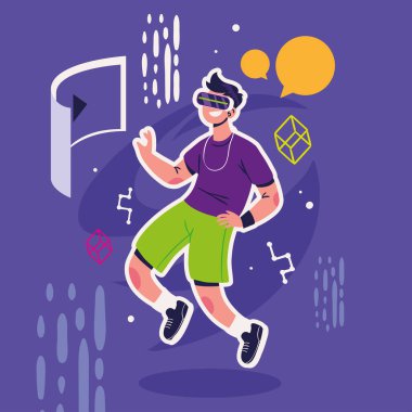 man in the metaverse, design