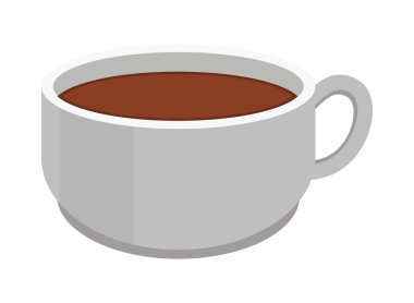 Kahve fincanı simgesi izole