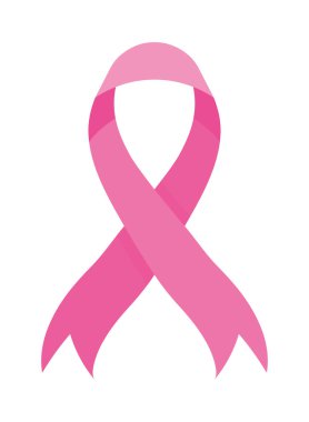 breast cancer awareness ribbon icon isolated