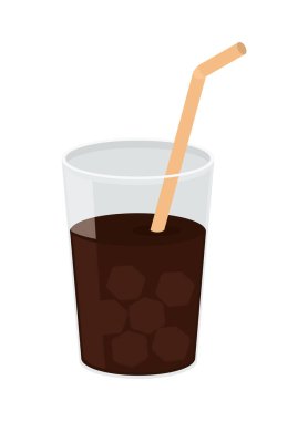 cold fresh coffee icon isolated