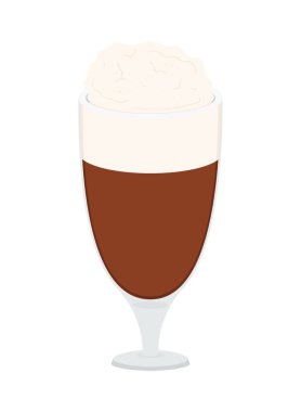 fresh coffee drink icon isolated