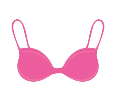 pink bra fashion icon isolated