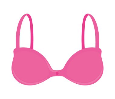pink bra underwear icon isolated
