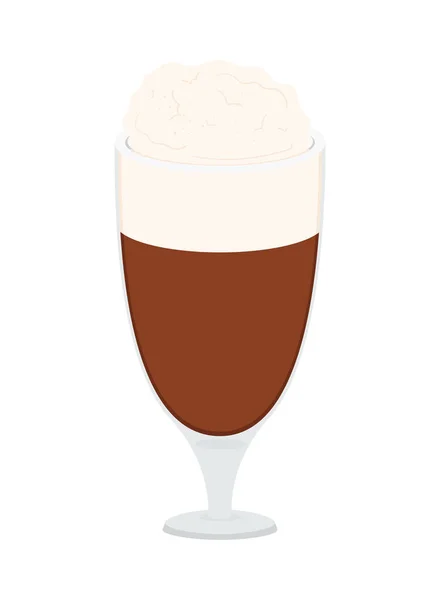 Fresh Coffee Drink Icon Isolated — Stok Vektör