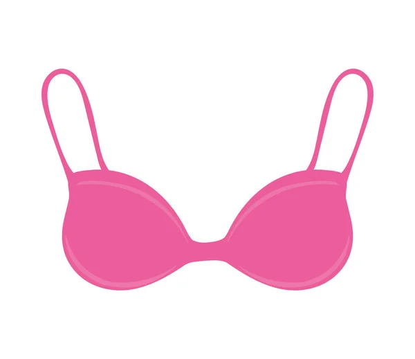 Pink Bra Fashion Icon Isolated — Stockový vektor