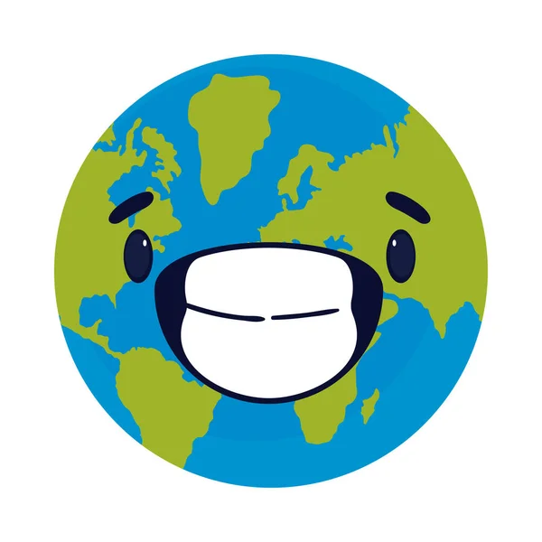 World Smile Day Icon Flat Isolated — Vector de stock